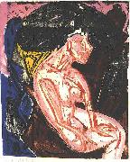 Ernst Ludwig Kirchner Female lover USA oil painting artist